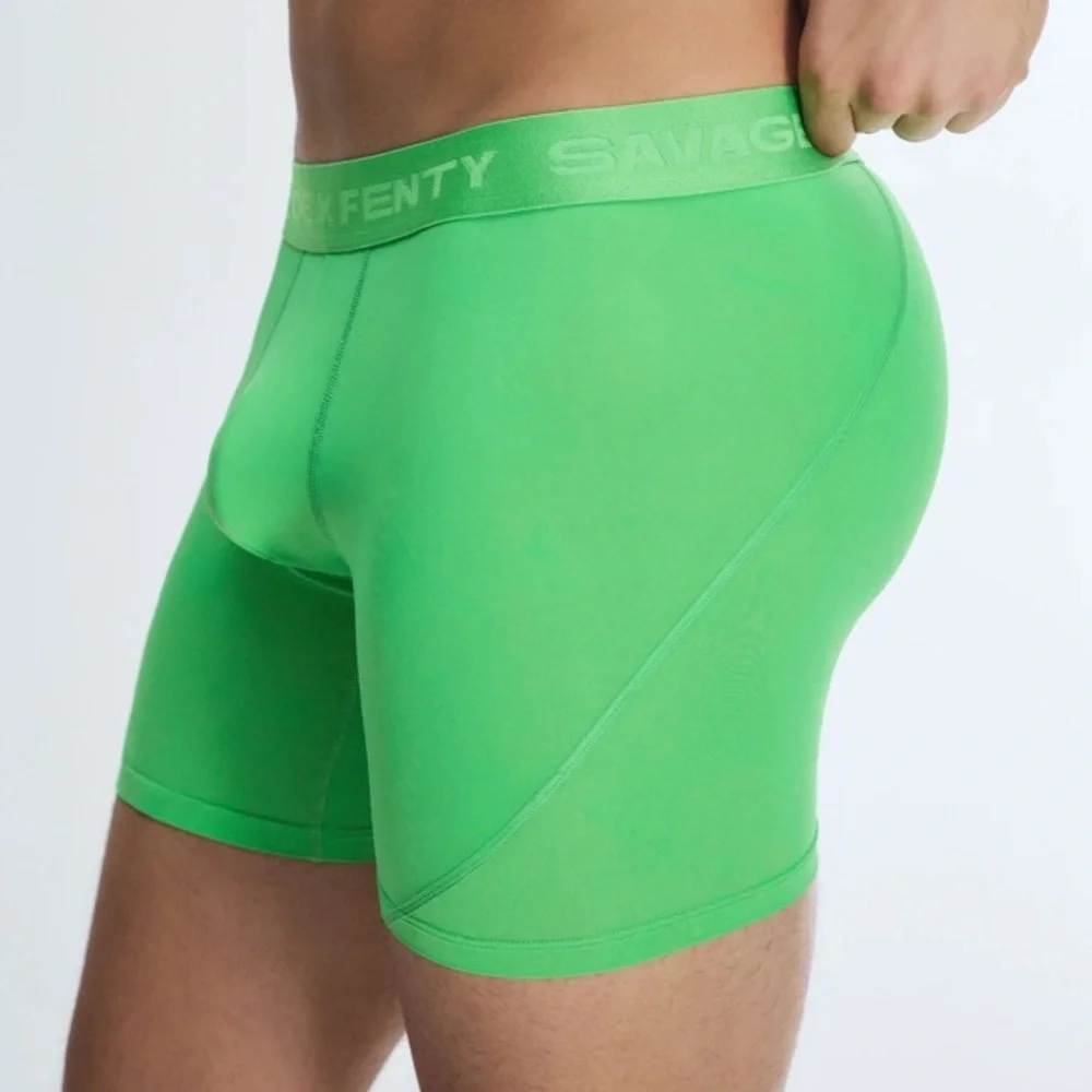 NWT Savage X Fenty SHADOW FIT BOXER‎ BRIEFS Pure Green XS